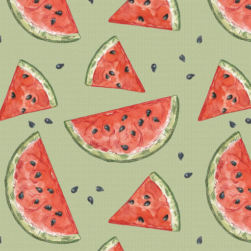Green/Red Vintage Summer 43"/44" Cotton Fabric Per Yard - Choice FabricsBQI-4639-60