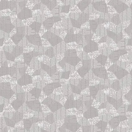 Grey Abstract Cotton Wideback Fabric per yard - Choice FabricsSEF-8166-90