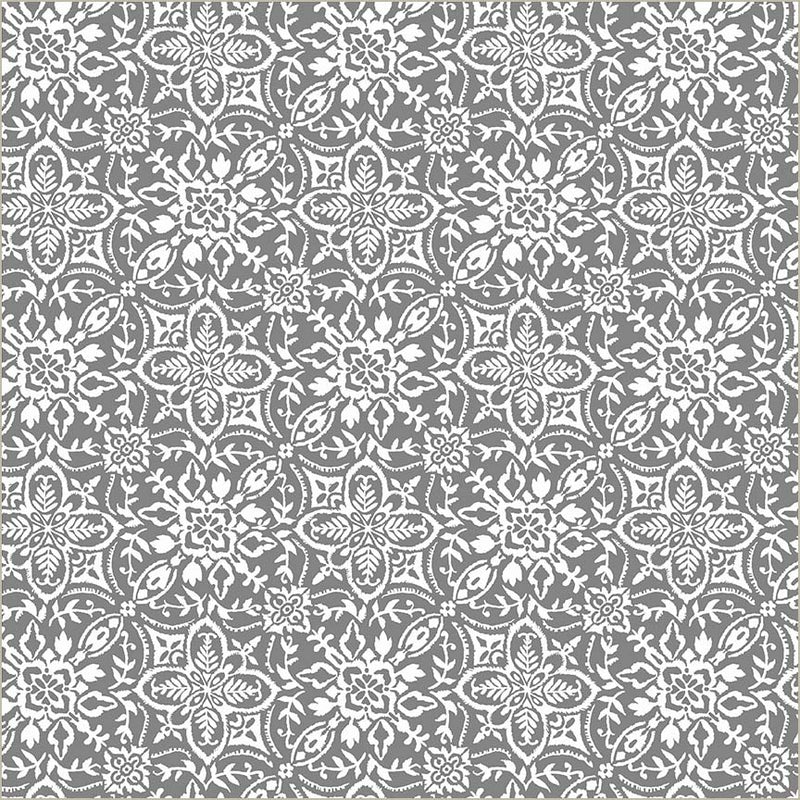Grey Verona Tiling Cotton 44/45 Fabric Per Yard - Choice Fabrics54909-2