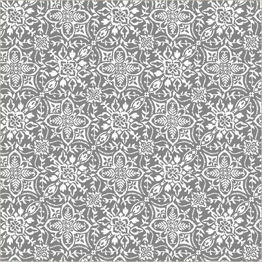 Grey Verona Tiling Cotton 44/45 Fabric Per Yard - Choice Fabrics54909-2
