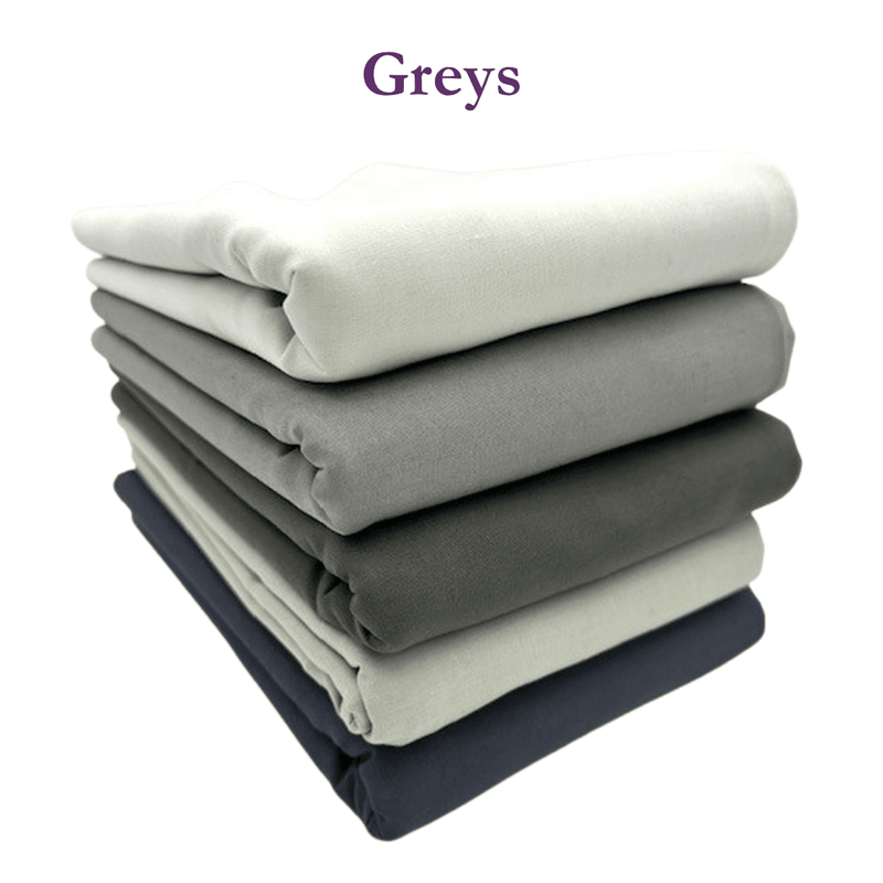 Supreme Solids - One Yard Bundle - 5 pack (Greys) - Choice FabricsFF-61291-020