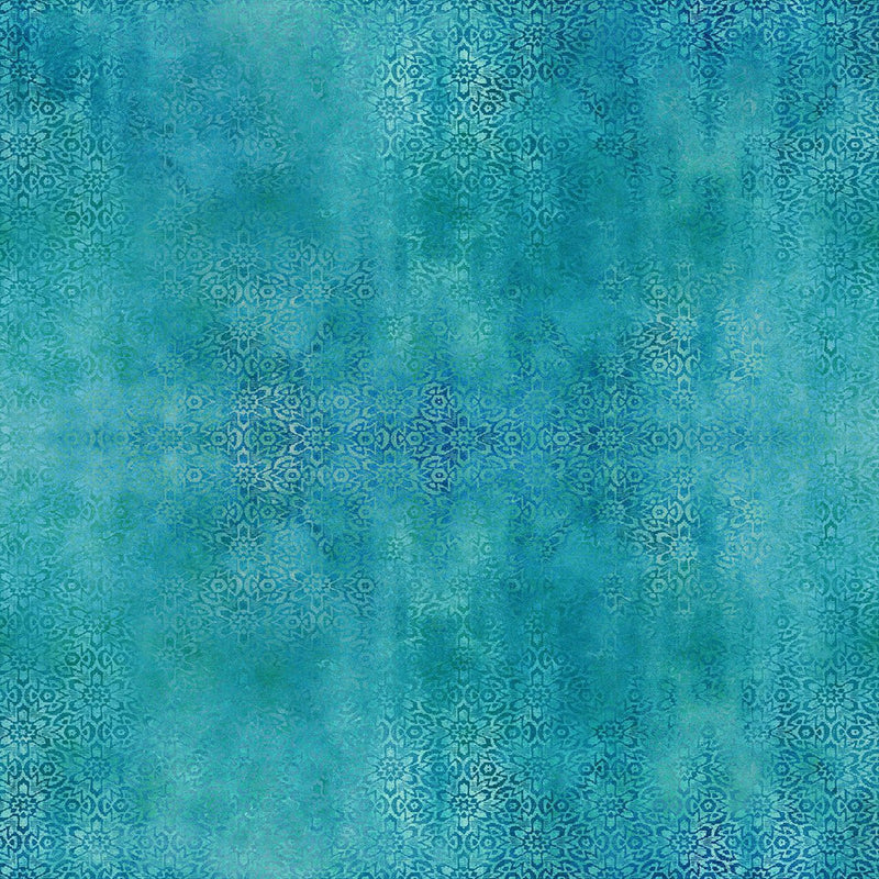 Lace Teal Evanescence Cotton 43/44 Fabric Per Yard - Choice FabricsIBF14EV-1