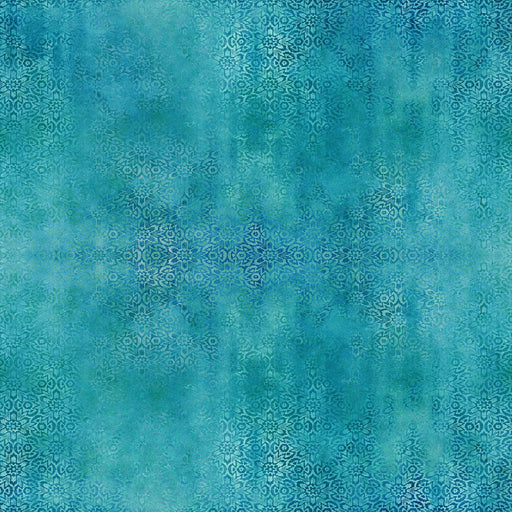 Lace Teal Evanescence Cotton 43/44 Fabric Per Yard - Choice FabricsIBF14EV-1