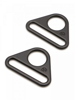 Triangle Ring, 1.5", Black Metal, 2 Pieces - Choice FabricsHAR15TRBMTWO