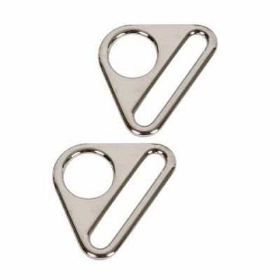 Triangle Ring, 1.5", Nickel, 2 Pieces - Choice FabricsHAR15TRNTWO