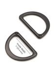 D-Ring, 1", Black Metal, 2 Pieces - Choice FabricsHAR1DRBMTWO