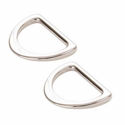 D-Ring, 1", Nickel, 2 Pieces - Choice FabricsHAR1DRNTWO