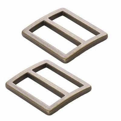 Strap Slider, 1", Antique Brass, 2 Pieces - Choice FabricsHAR1SLABTWO