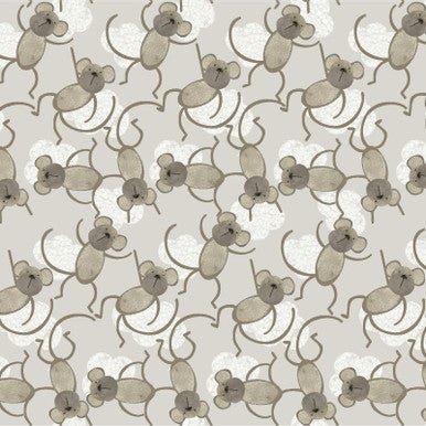 Jungle Romp Monkey Allover Beige 43"/44" Fabric Per Yard - Choice FabricsHEG-2110-44