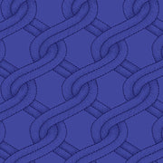 Royal Blue Twisted Rope Stitched Braid Cotton Wideback Fabric Per Yard - Choice Fabrics2155-77