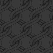 Charcoal/Black Twisted Rope Stitched Braid Cotton Wideback Fabric Per Yard - Choice Fabrics2155-91