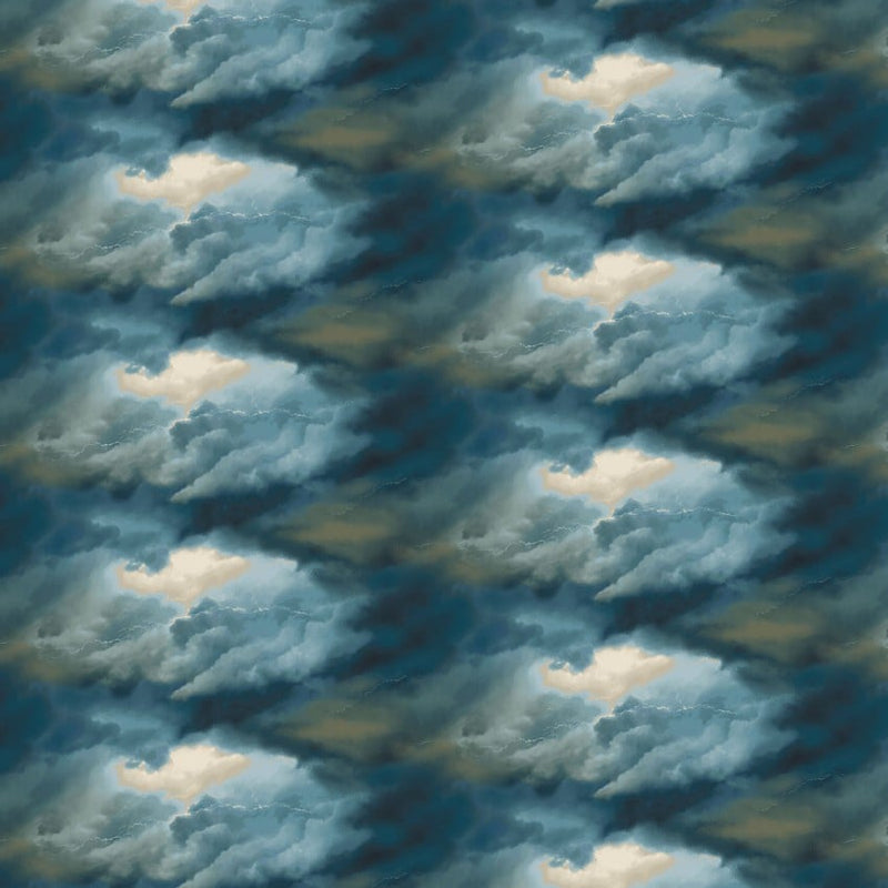 Blue Coastal Guardians Stormy Sky 43"/44" Fabric Per Yard - Choice FabricsHEG-2191-77