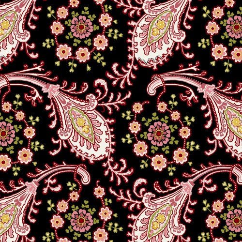 Candlelight & Romance Paisley Cotton 118" Wideback Fabric Per Yard - Choice FabricsHEG-2306-99