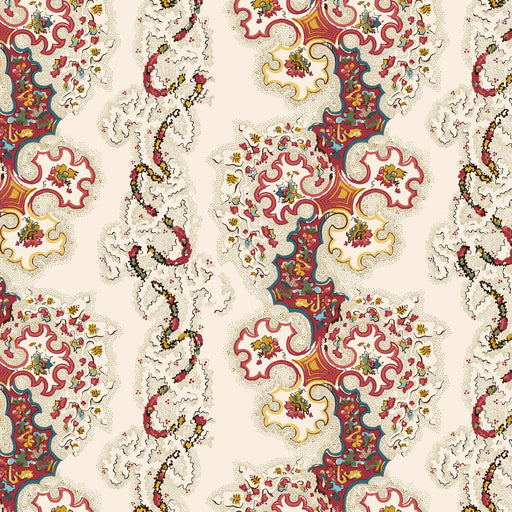 Cream Multi 108" Abstract Whole Cloth Cotton Wideback Fabric Per Yard - Choice FabricsHEG-3602W-44