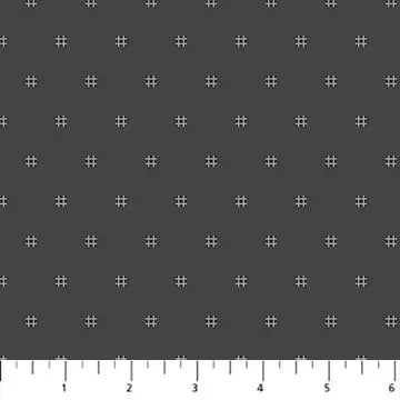 Hashtag Gray Dewfall Cotton 44"/45" Fabric Per Yard - Choice Fabrics92074-95