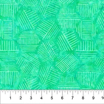 Hexies Aqua 81700-71 Cotton 44"/45" Fabric Per Yard - Choice Fabrics81700-71