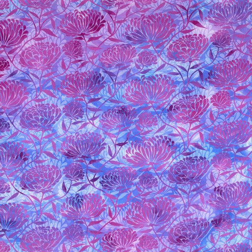 Felicity Chrysanthemums Pink 44"/45" Fabric per Yard - Choice FabricsIBF3FEL-2