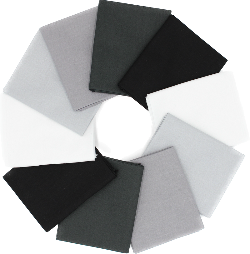 Supreme Solids - Fat Quarter Bundle - 10 pack (Neutrals)