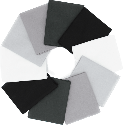 Supreme Solids - Fat Quarter Bundle - 10 pack (Neutrals) - Choice FabricsFQ-62274-001