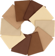 Supreme Solids - Fat Quarters - Browns - Choice FabricsFQ-62274-002