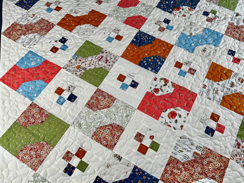 Vintage Bows Quilt Pattern - Paper Pattern - Choice Fabricssku-45141796683929