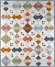 Vintage Bows Quilt Pattern - Paper Pattern - Choice Fabricssku-45141796683929