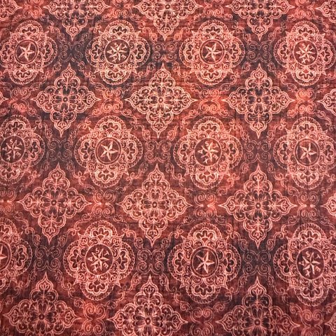 ATXSH Western Geo Medallions Brick Cotton 44"/45" Fabric Per Yard - Choice Fabrics2600-31799-R
