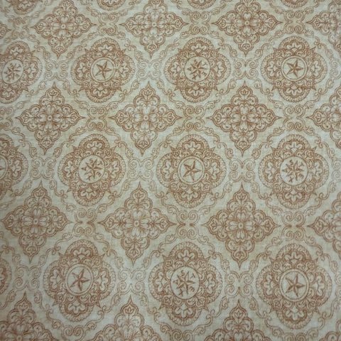 ATXSH Western Geo Medallions Tan Cotton 44"/45" Fabric Per Yard - Choice Fabrics2600-31799-A