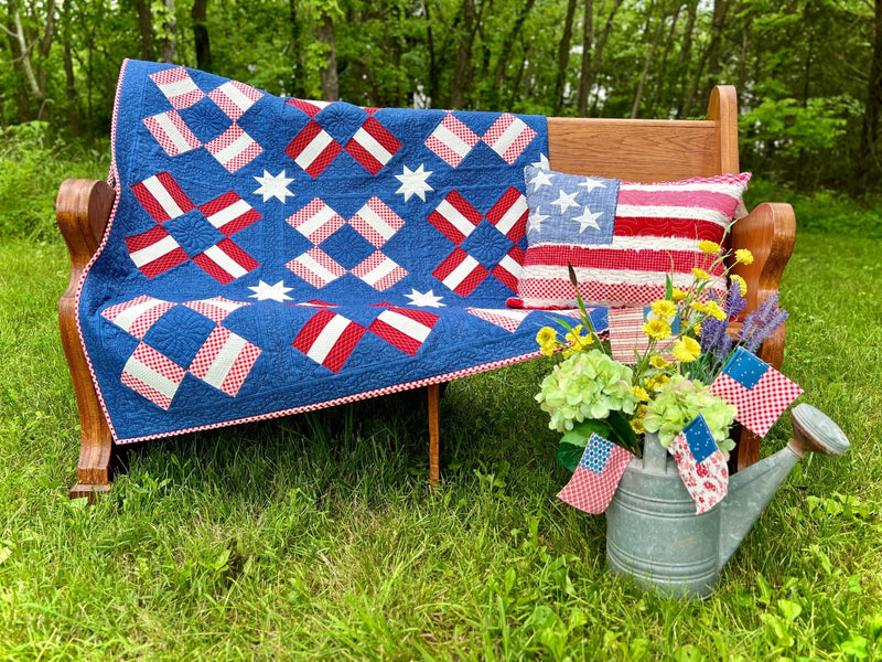 4th of July Night Sky Quilt Pattern - Paper Print Mailed Version - Choice Fabrics717337031071
