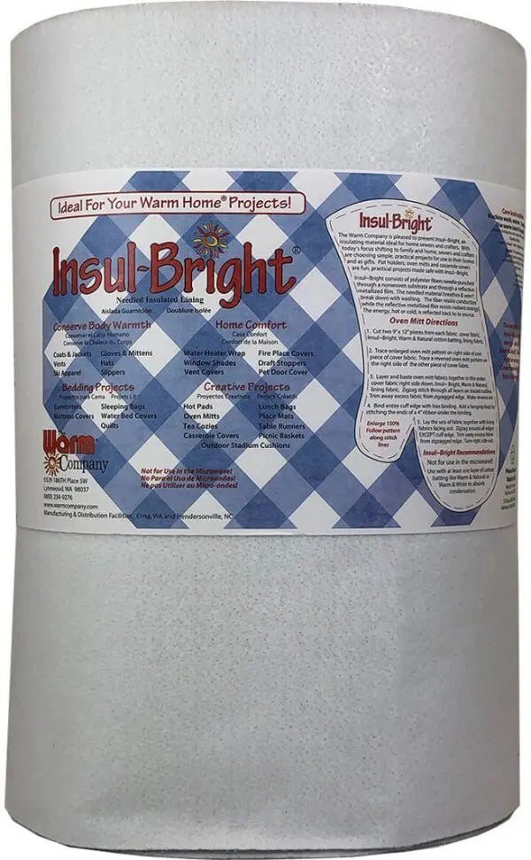 Insul - Bright 22" x 20 YD Batting - Heat - Resistant Insulation for Quilting Projects - Choice FabricsWCDS-6320