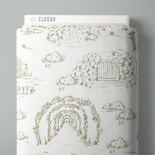 Ivory Moonlit Stroll 44"/45" Cotton Fabric Per Yard - Choice Fabrics228875
