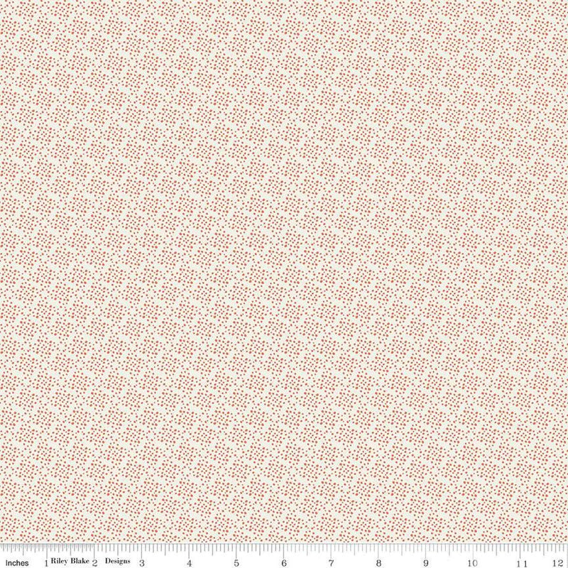 Juju's Petals Dots Cream Cotton 43"/44" Fabric Per Yard - Choice FabricsC16616-CREAM