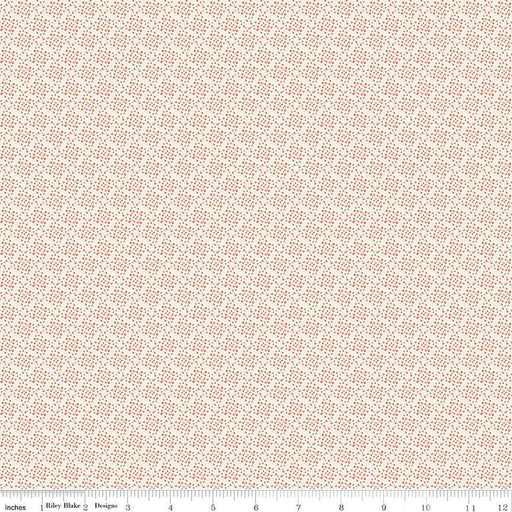 Juju's Petals Dots Cream Cotton 43"/44" Fabric Per Yard - Choice FabricsC16616-CREAM