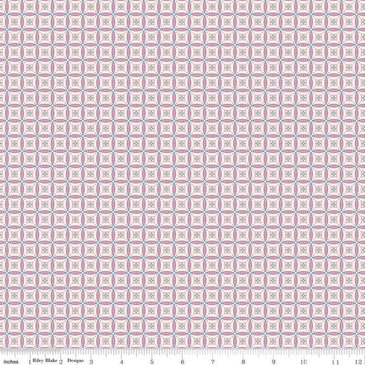 Juju's Petals Mosaic Lilac Cotton 43"/44" Fabric Per Yard - Choice FabricsC16614-LILAC