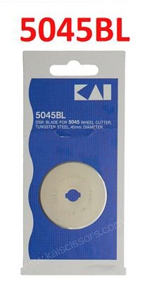KAI 45 mm Replacement Rotary Cutter Blade 1 Pack - Choice FabricsKAI5045BL