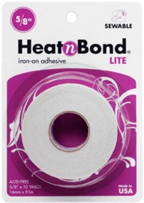 HeatnBond Lite Fusible Tape 5/8 in x 10 yd - Choice FabricsL3347
