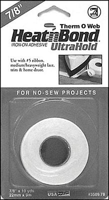 HeatnBond UltraHold Fusible Tape 7/8 in x 10 yd - Choice FabricsL3509/78