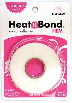 HeatnBond Regular Weight Hem Tape 3/8 in x 10 yd - Choice FabricsL3722