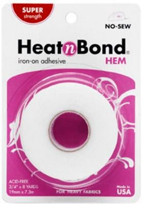 HeatnBond Super Weight Hem Tape 3/4 in x 8 yd - Choice FabricsL3723