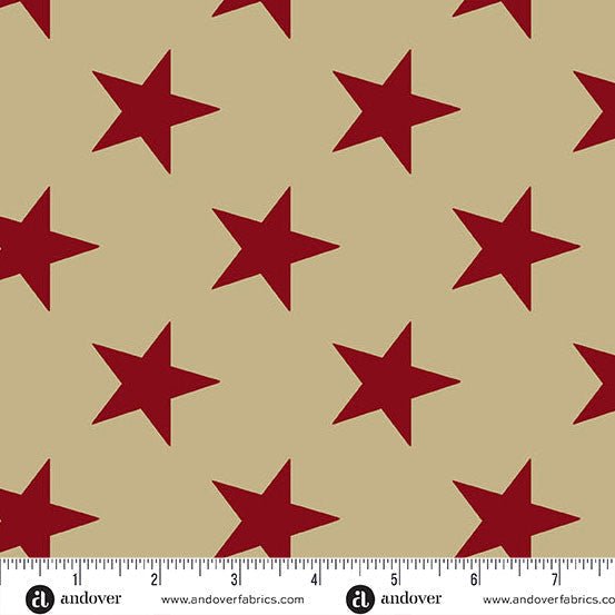 Lace Star Spangled Fredericksburg Revisited 108" Cotton Wideback Fabric per yard - Choice FabricsAW-10050-NR