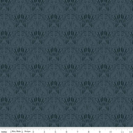 Let's Wander First Catch Blue Cotton 43"/44" Fabric Per Yard - Choice FabricsC16882­-BLUE