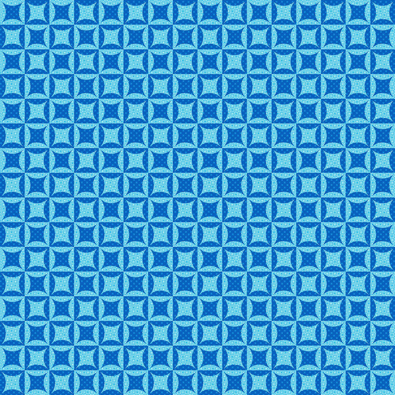Light Blue Dark Blue Colorblock Party Cheater Prints 108" Cotton Fabric Per Yard - Choice FabricsMASQB11151-BB