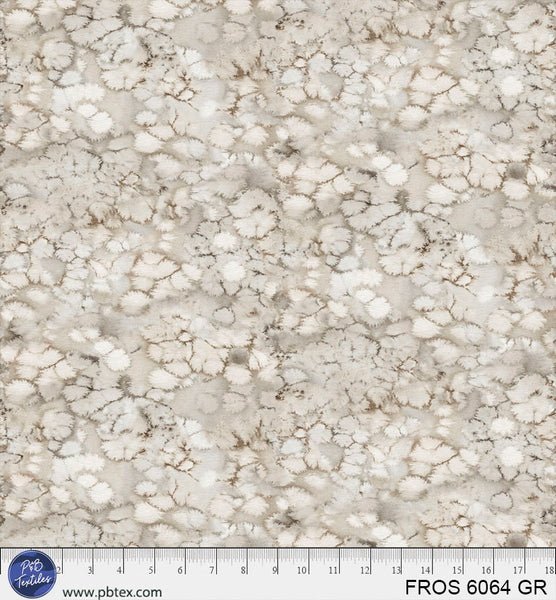 Light Grey Frost FROS-6064-GR Cotton 44/45 Fabric Per Yard - Choice FabricsFROS-6064-GR