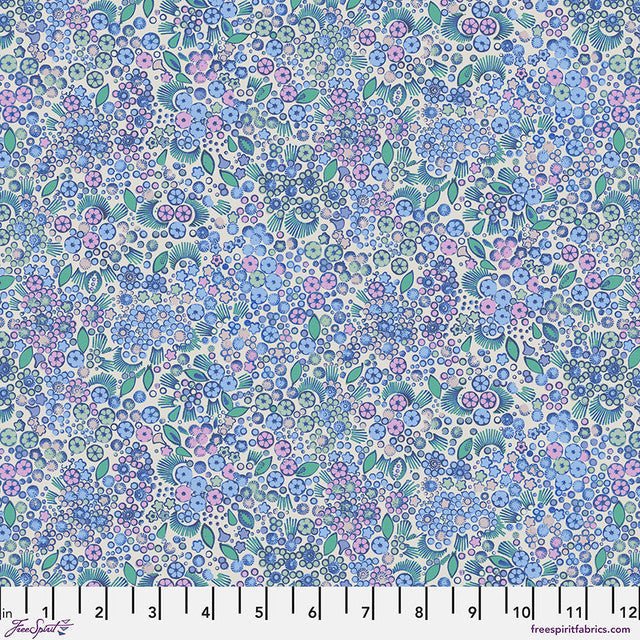 Little Meadow Blue Flourish And Bloom 44"/45" Cotton Fabric Per Yard - Choice FabricsPWHP007.BLUE