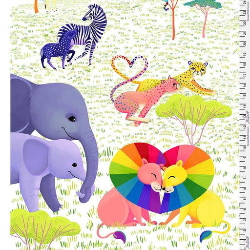 Love in the Wild Panel Cotton 44"/45" Fabric Per Yard - Choice FabricsPWKT046.XPANEL