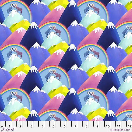 Love on the Snow Top Multi Cotton 44"/45" Fabric Per Yard - Choice FabricsPWKT045.XMULTI