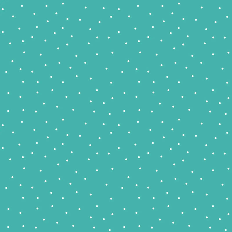 Green Aqua Small Dot Cotton Wideback Fabric per yard - Choice FabricsMASQBD214-Q