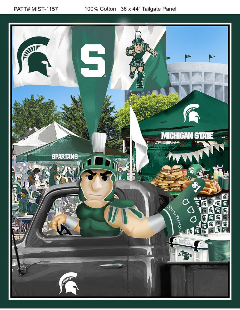 Michigan State Spartans - Tailgate Panel - Choice FabricsMIST1157
