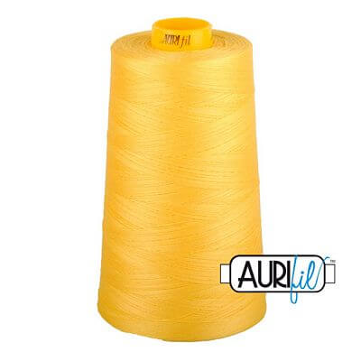 Aurifil Mako Cotton 40wt Longarm Thread 3,280yd - Pale Yellow
