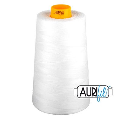 Aurifil Mako Cotton 40wt Longarm Thread 3,280yd - White